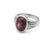 Contemporary Natural Star Ruby Ring. Star Ruby Unisex Signet Ring Us 7 For Sale - Image 3 of 5