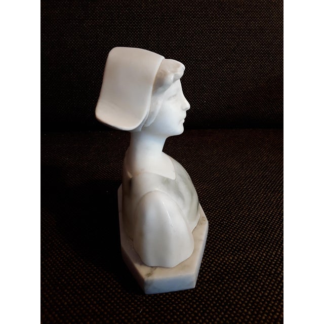 Small Antique Female Bust by Aurilli For Sale - Image 4 of 7
