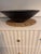 Large Mother of Pearl Inlay Wood Centerpiece Bowl, Black Sunburst Mosaic For Sale - Image 4 of 8