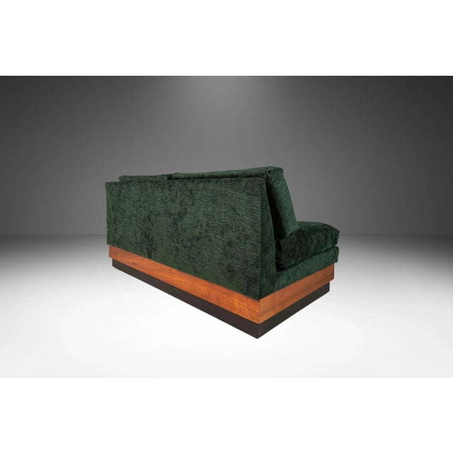 Designed by the incomparable Adrian Pearsall, this iconic "Platform" loveseat sofa is the epitome of functional art....