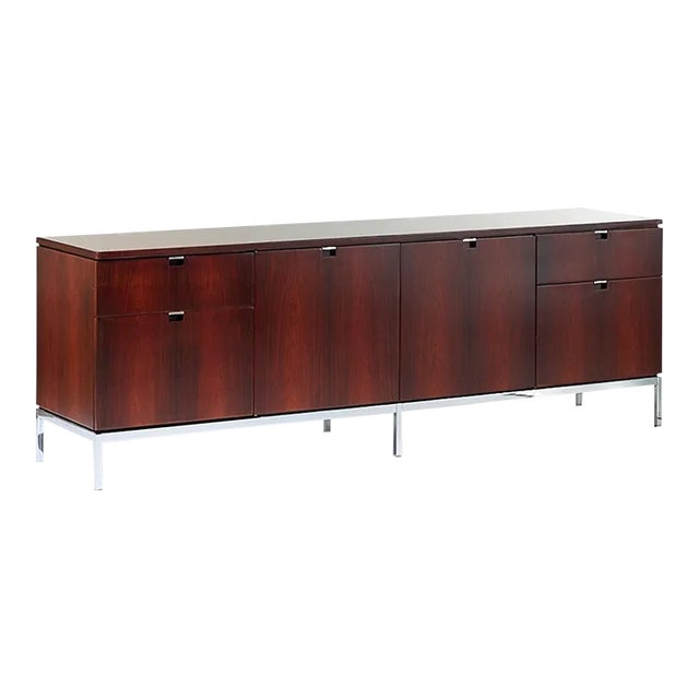 Florence Knoll Rosewood Cabinet For Sale