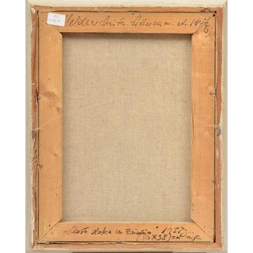 Contemporary Anita Meldere, Still Life with Flowers, Oil on Canvas, Late 20th Century For Sale - Image 3 of 4