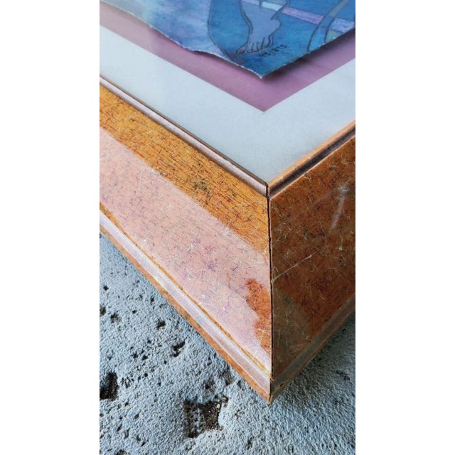 Yamin Young, Serigraph Signed & Numbered "Sirens Song" 93/275 Framed 1980s For Sale - Image 9 of 13