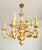 Vintage Florentine Chandelier with Gold Leaf, 1930s For Sale - Image 4 of 18