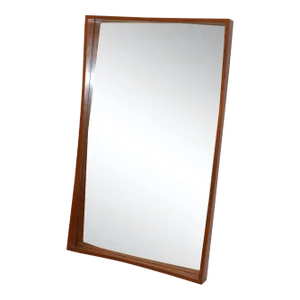 Pedersen & Hansen Scandinavian Modern Rectangle Dovetailed Teak Wall Mirror 1960
