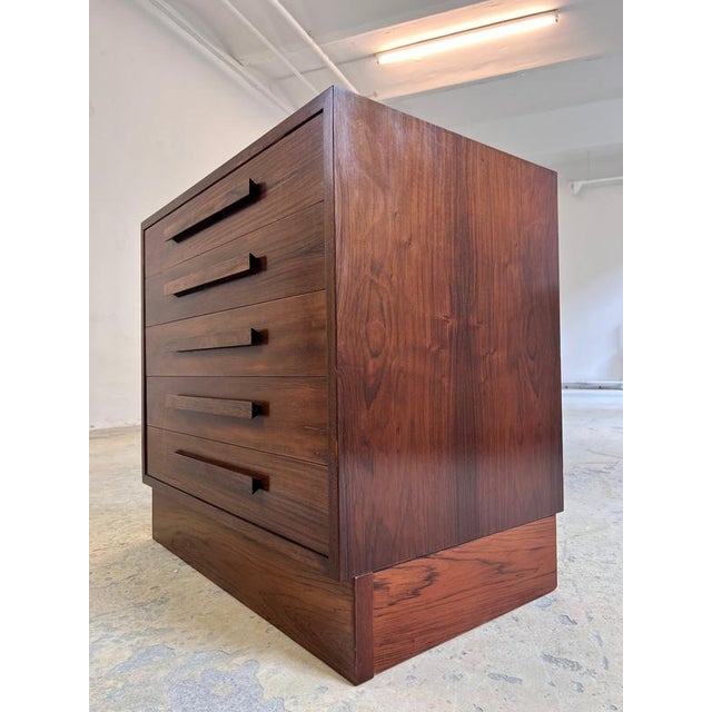 Chest of Drawers in Rosewood, Denmark For Sale - Image 5 of 11