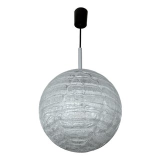 Large Murano Glass Pendant Light from Doria, 1950s For Sale