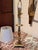 18th Century French Brass Altar Sticks Converted to Lamps - Pair For Sale - Image 10 of 12