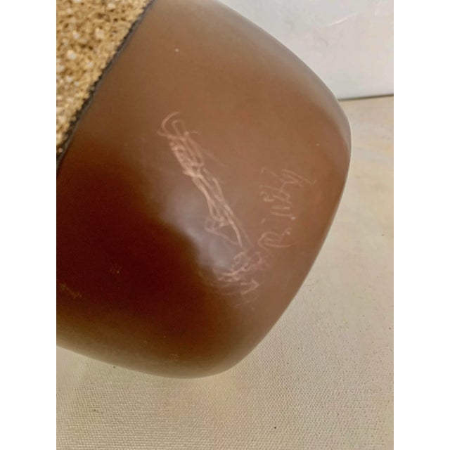 Early 21st Century 27" Global Views Organic Modern Textured Bottle Vase For Sale - Image 5 of 8