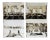1950s Photographs of Maine South Salon Meeting House Frescos - Set of 4 For Sale
