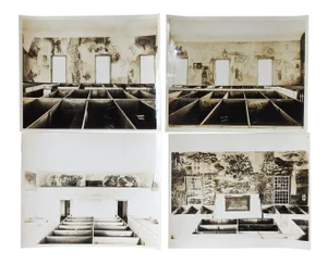 1950s Photographs of Maine South Salon Meeting House Frescos - Set of 4