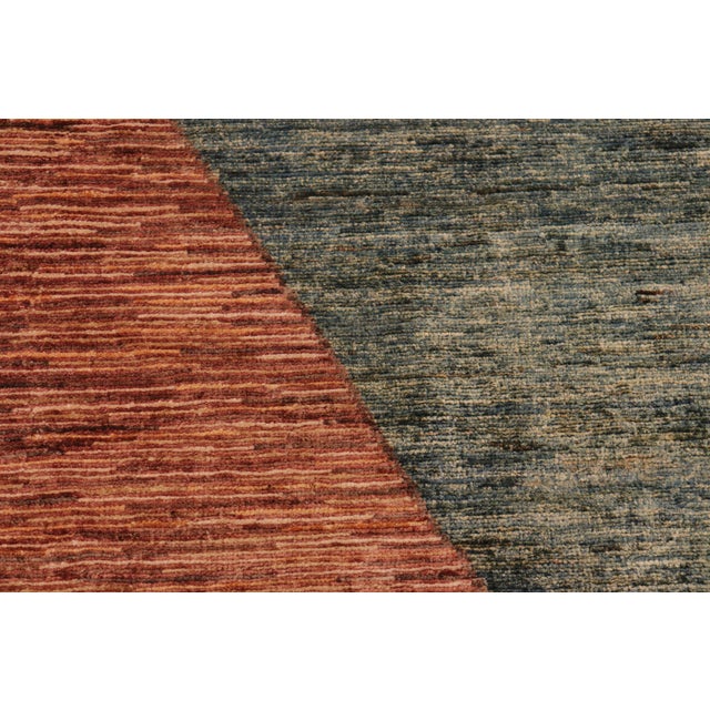 Contemporary Gabbeh Rust/Brown Wool Rug - 6'7'' X 9'10'' For Sale In New York - Image 6 of 10