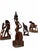Mid-Century Modern Vintage Balinese-Style Carved Wood Figurative and Bird Sculptures — Set of 4 For Sale - Image 3 of 10