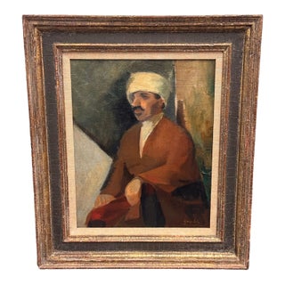 George Luks Original Oil Painting, Signed For Sale