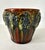 Arts & Crafts 1920s Arts & Crafts Brush McCoy Pottery #224 Blended Grapes Nuglaze Jardinere Vase For Sale - Image 3 of 11