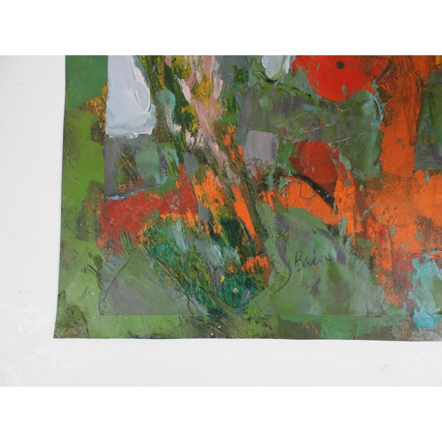 Contemporary Expressionist Flower Garden Painting For Sale - Image 4 of 7