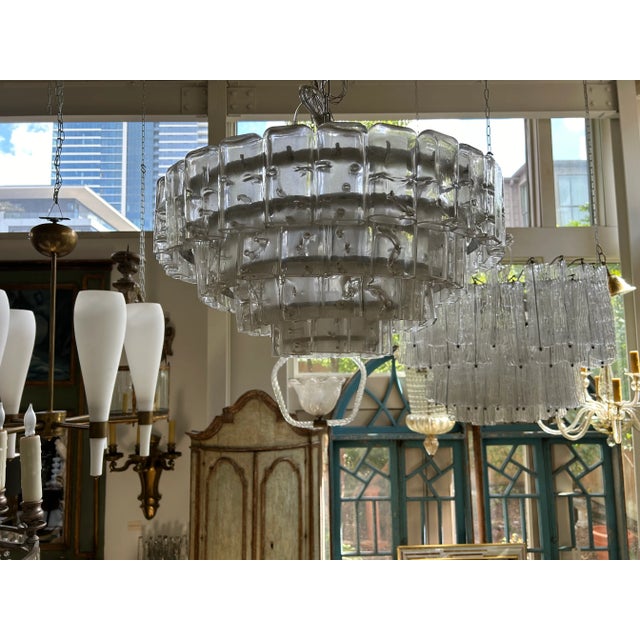 Vintage Murano Glass Chandelier by Carlo Nason for Mazzega For Sale - Image 11 of 11