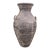 Vintage Rustic Mediterranean Terracotta Amphora Floor Vase For Sale