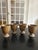 Set comprising 6 pieces: 1 teapot/coffee pot, 25cm high, 20/15cm diameter 1 milk jug, 10cm high, 10/8cm diameter 4 cups,...