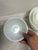 1950s Pyrex True Opal White Nesting Mixing Bowl Unmarked Milk Glass No Pattern For Sale - Image 9 of 9