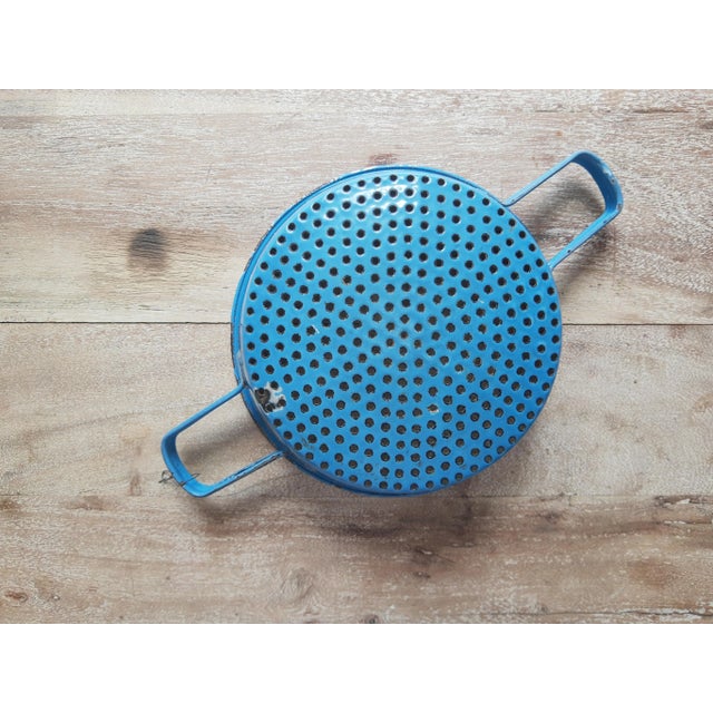 Rustic Enameled Kitchen Utensils, 1950s, Set of 2 For Sale - Image 4 of 7