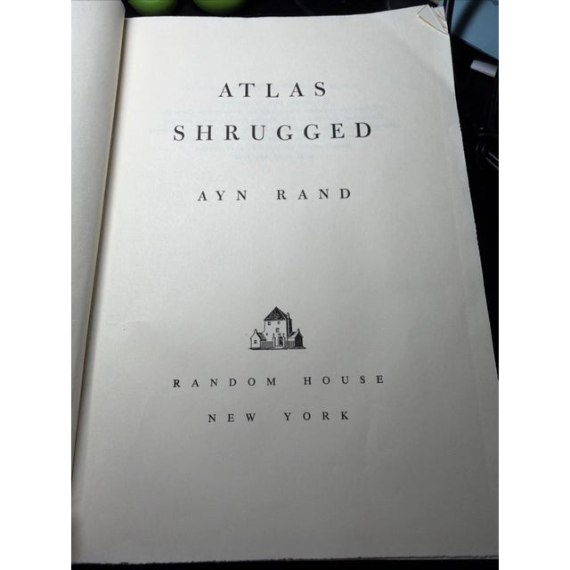 Ayla Shrugged By Ayn Rand, First Editioon 1957, Second Printing. Very early printing of a 1st Ed of classic mid century...