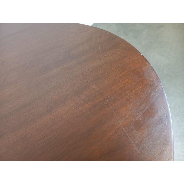 Wood Tripod Side Table, 1950s For Sale - Image 6 of 14