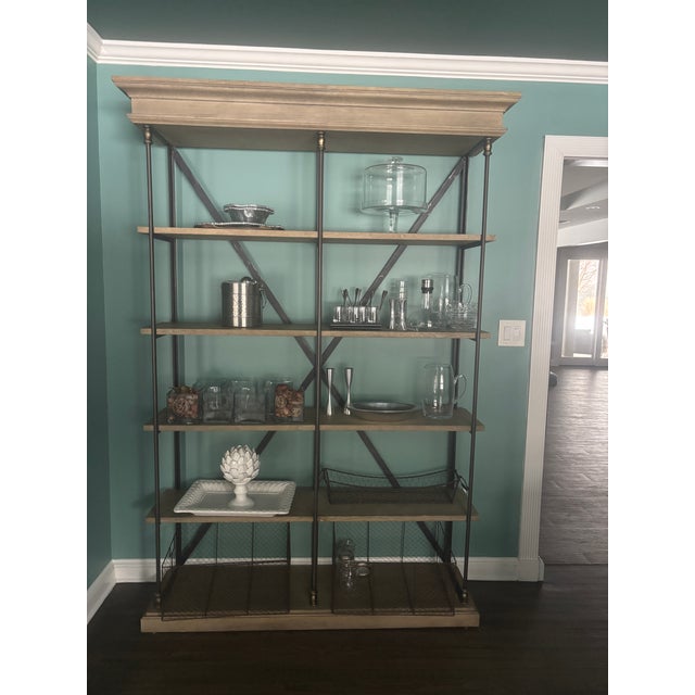 Restoration Hardware Parisian Cornice Shelving For Sale In Washington DC - Image 6 of 7