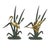 Mid-Century Heron and Duck Figurines in Brass and Green Metal, 1950s, Set of 2 For Sale - Image 14 of 14