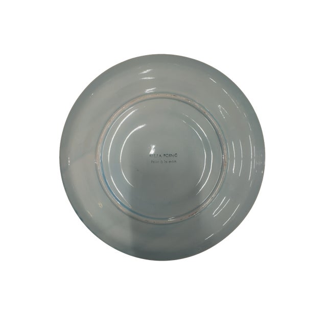 Mid 20th Century French m.b.f.a. Pornic Oyster Service - 9 Plates For Sale - Image 9 of 18