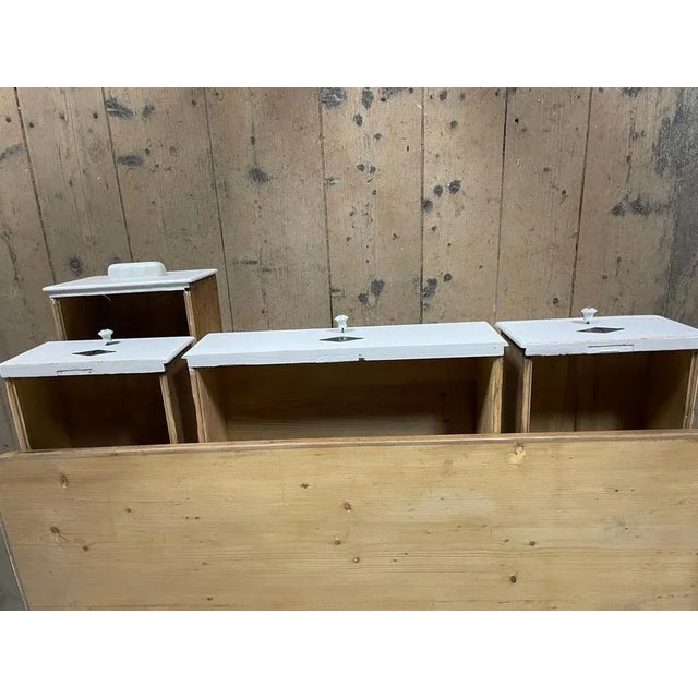 Vintage Desk in Spruce For Sale - Image 5 of 6