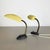 Stilnovo Yellow + Black Sputnik Table Lights in the style of Stilnovo Auböck, Italy, 1950s, Set of 2 For Sale - Image 4 of 18