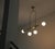 Contemporary Brass Pendant Chandelier in Satin Brass by Naama Hofman for Naama Hofman Light Objects For Sale - Image 3 of 4