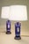 1930s Cobalt Noritake Wedgewood Jasperware Style Neoclassic Art Deco Table Lamps - a Pair For Sale - Image 10 of 15