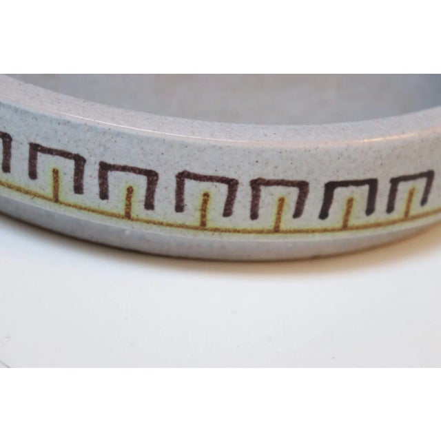 Mid-Century Italian Modern Pale Gray Ceramic Ashtray Catchall by Vallenti For Sale - Image 11 of 12
