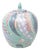 Pastel Celadon Chinese 10-Inch Ginger Jar With Abstract Chinoiserie Design For Sale