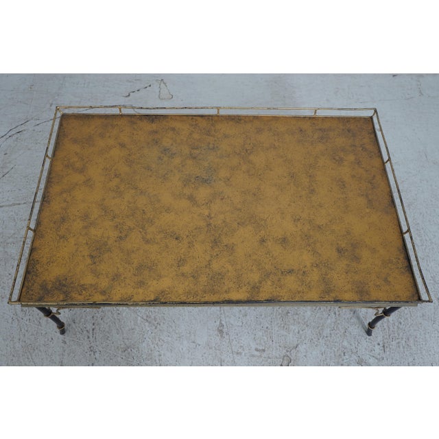 Traditional Art & Commerce Toleware Regency Coffee Table For Sale - Image 3 of 12