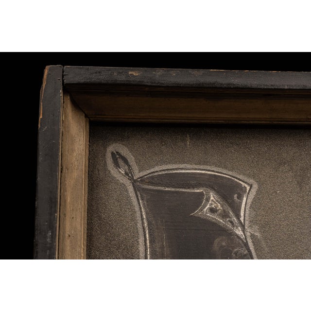 Early 20th Century Shoe Repair Smaltz Storefront Sign For Sale - Image 4 of 10