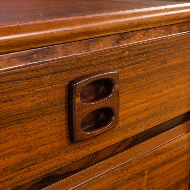 Mid-Century Modern Scandinavian Bed in Rosewood, 1960s For Sale - Image 11 of 18