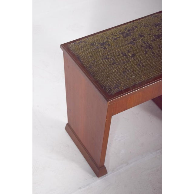 Mid-Century Wooden Piano Bench For Sale - Image 5 of 10