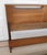Wood Mid Century Modern Walnut Bed Headboard Footboard Full For Sale - Image 7 of 17