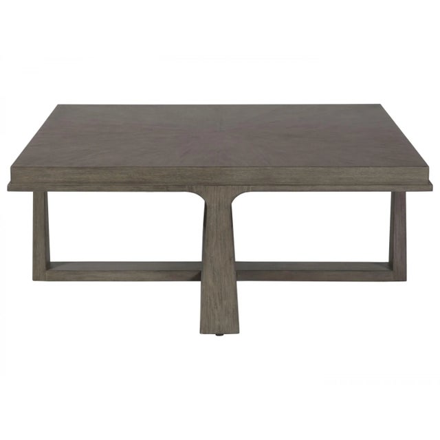 Contemporary designs in mahogany solids and veneers, and select hardwoods in a sunburst pattern on top.