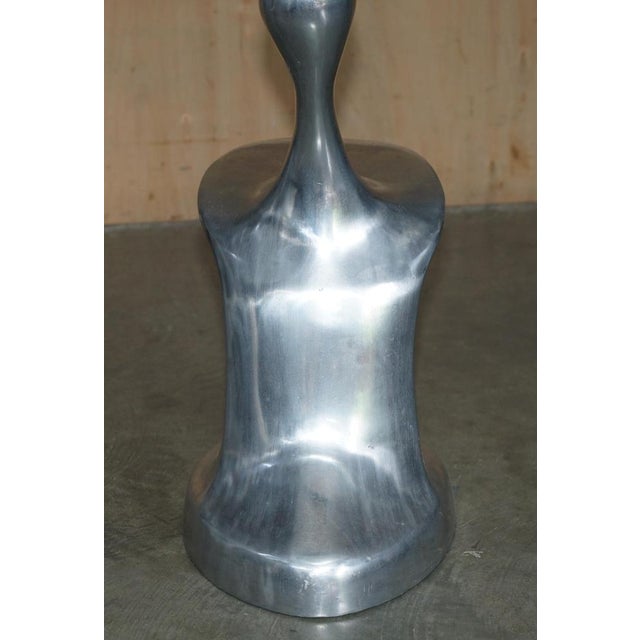 Space Age Mercury High Kitchen Bar Stools in Aluminium by Philip Watts, Set of 4 For Sale - Image 15 of 18