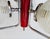Funky Ceiling Lamp with Red Lacquered Metal Stem For Sale - Image 10 of 18