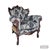 Vintage hand carved Italian Deconstructed Upholstered Armchair which will bring timeless elegance into your home with this...