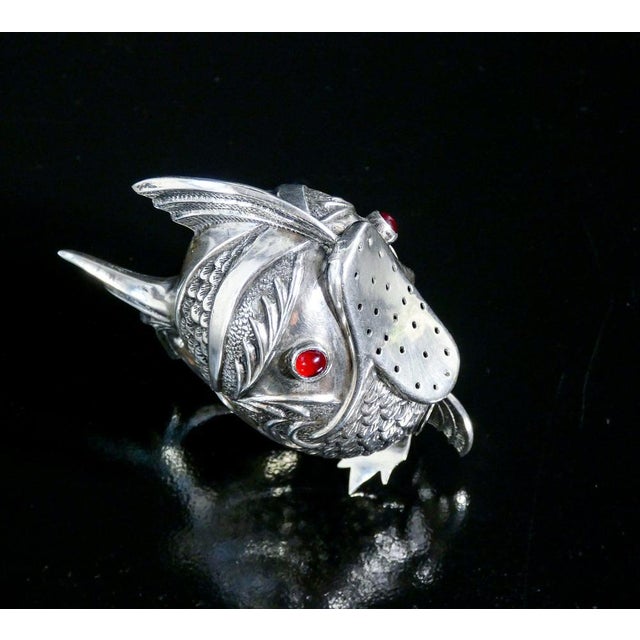 800 Silver Table Salt and Pepper Shakers, Set of 2 For Sale - Image 6 of 18