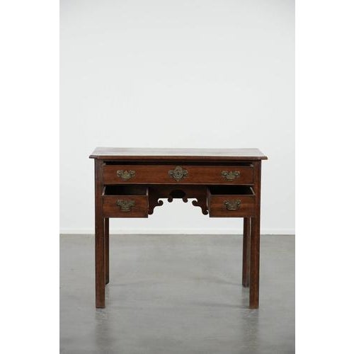 Antique English Oak Side Table, 1700s For Sale - Image 3 of 17