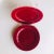 Mid-Century Modern Midcentury Maroon Bread/Dessert Plates- Set of 4 For Sale - Image 3 of 5