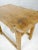 18th Century Country Farm Distressed Fruitwood Side Table For Sale - Image 9 of 11