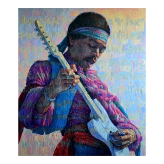 Christina Major Oil on Canvas “Jimi” by Christina Major 56 x 66 2025 For Sale